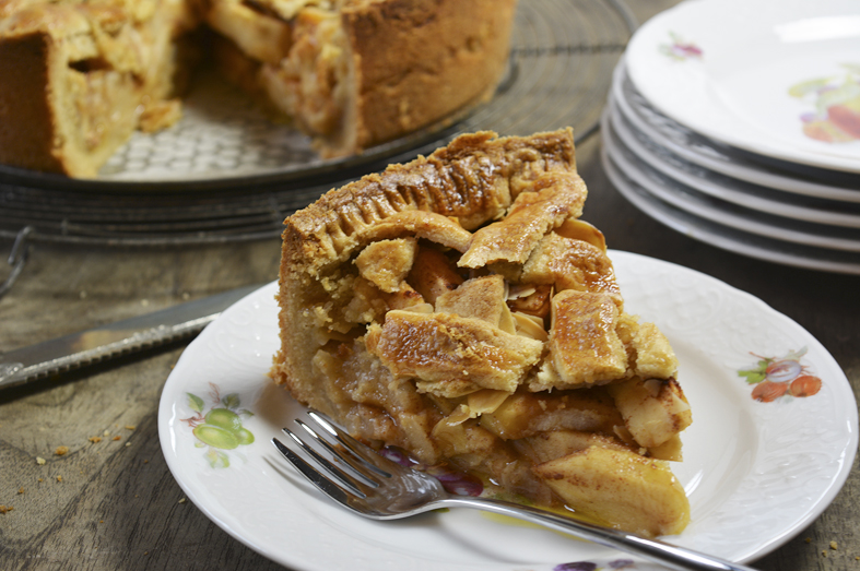 Appeltaart met oranjebloesemwater