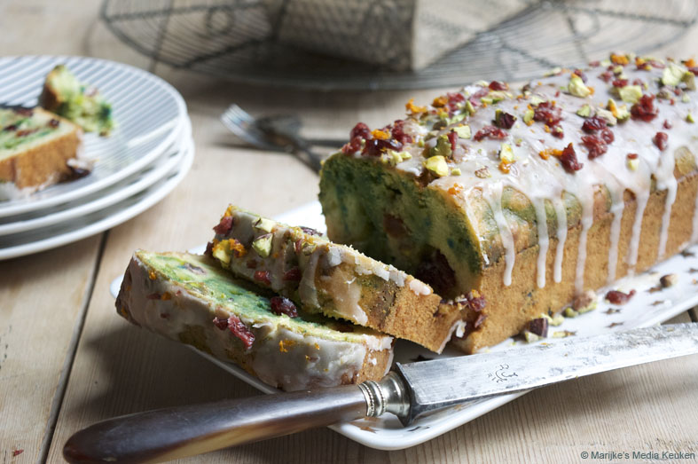 Yoghurtcake met citroen en groene thee